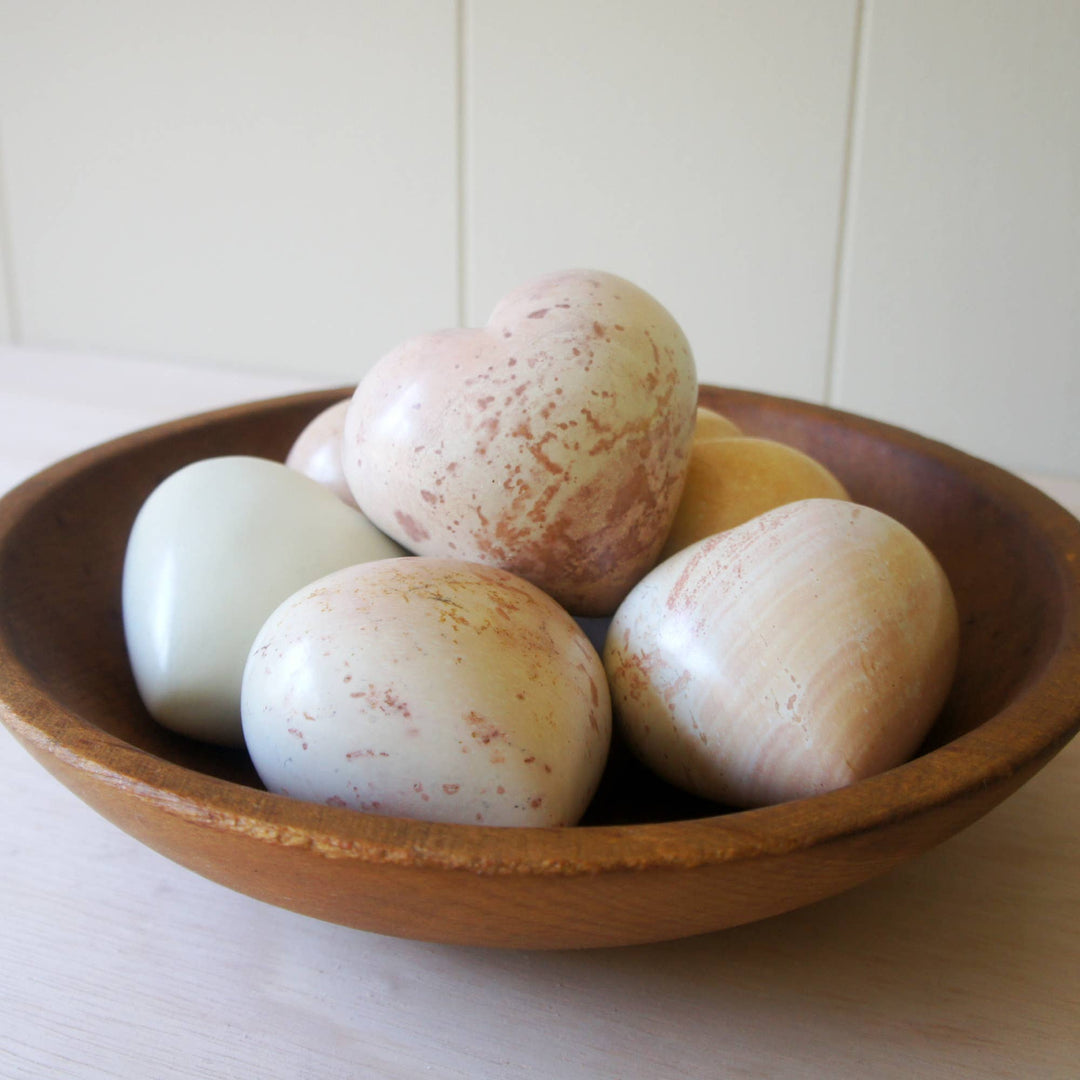 Large Natural Soapstone Heart