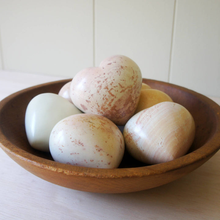 Large Natural Soapstone Heart