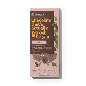 Filter Coffee 70% Dark Chocolate 1.8oz Organic Elements
