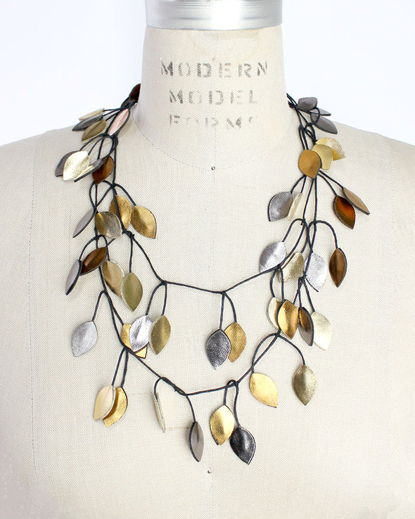 Vine Recycled Long Wrap Necklace
