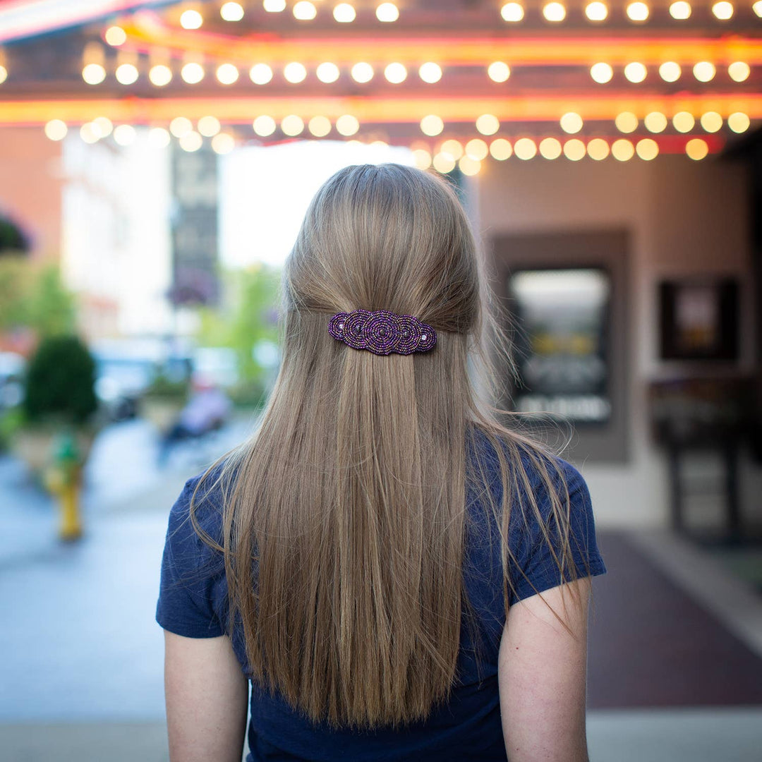 Beaded Hair Barrette