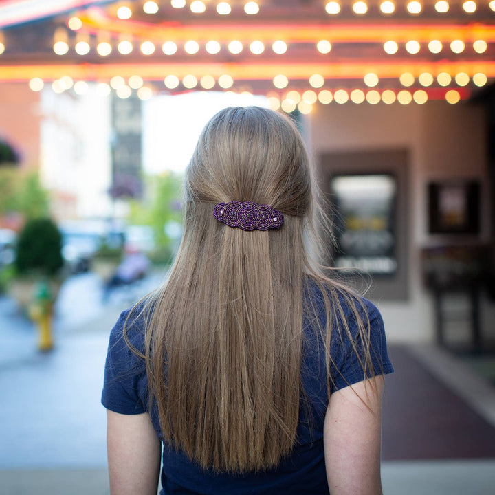 Beaded Hair Barrette