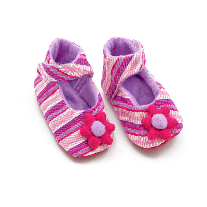 Flower Power Baby Booties