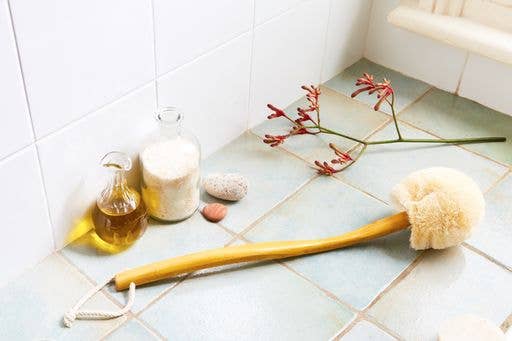 Back Body Brush w/Handle
