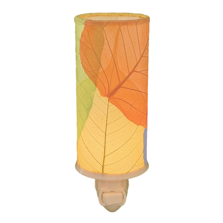 Cylinder Leaves Nightlight Multi Color