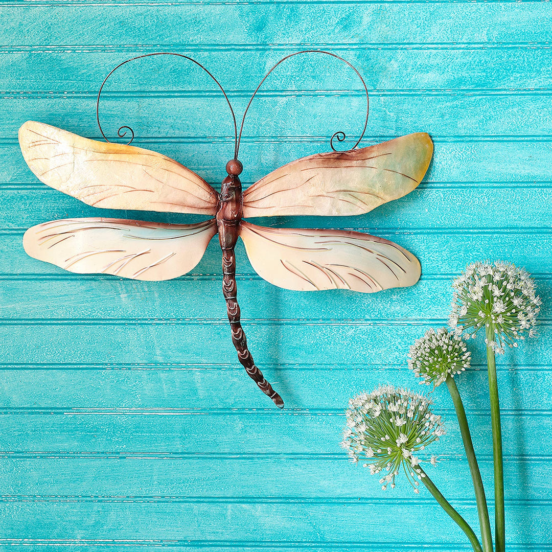 Dragonfly Capiz Wall Decor Pearl Design