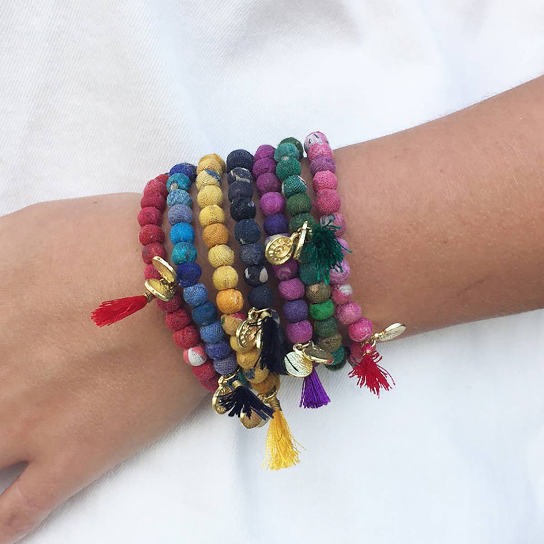 Compassion Connection Bracelet - Kantha