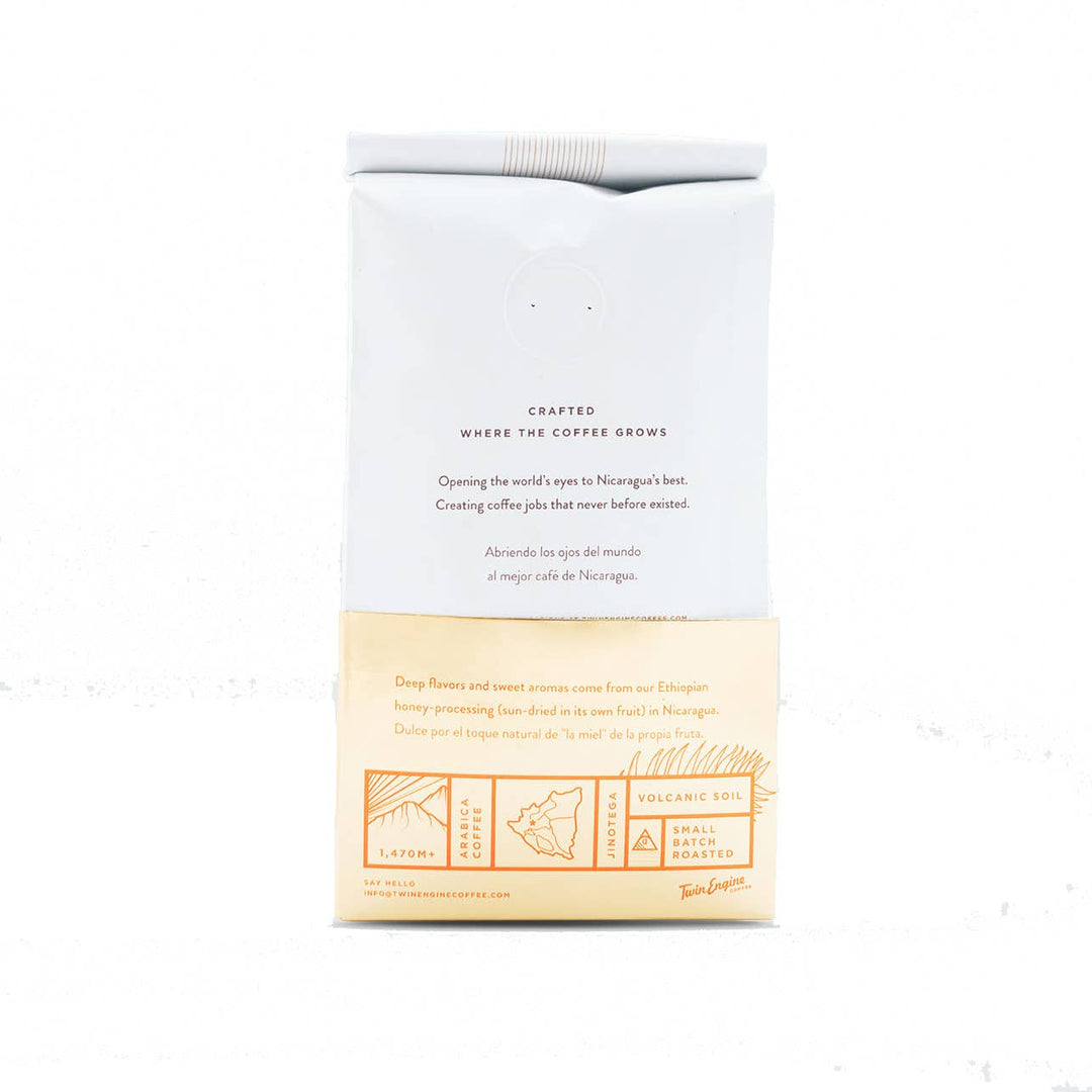 Honey Bear Reserve Whole Bean Coffee 10.6oz Organic Twin Engine