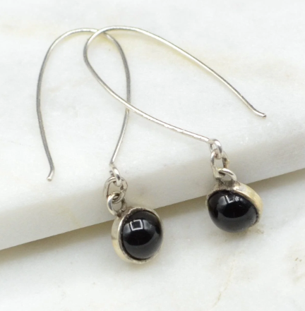 Dramatic Drop Silver Earrings