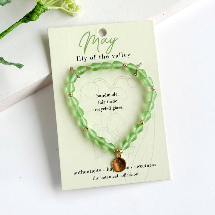Birth Month Botanical Bracelet