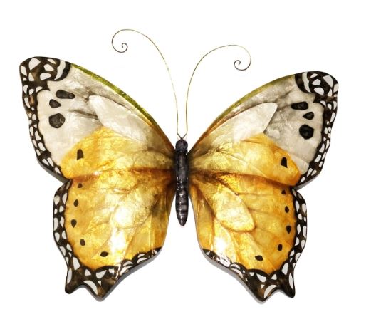 Butterfly Capiz Wall Decor