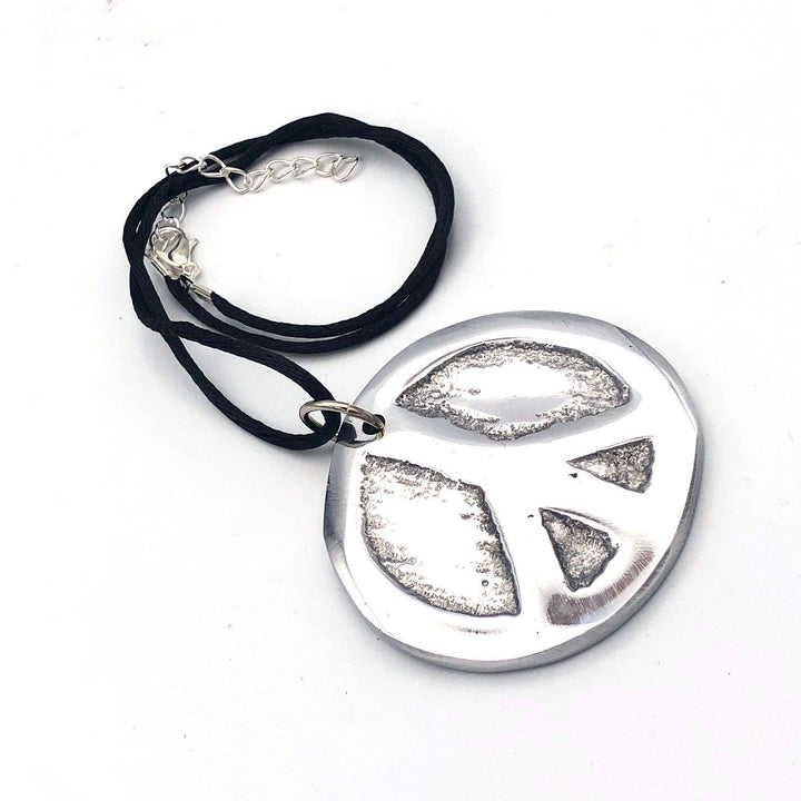 Peace Necklace Recycled Aluminum