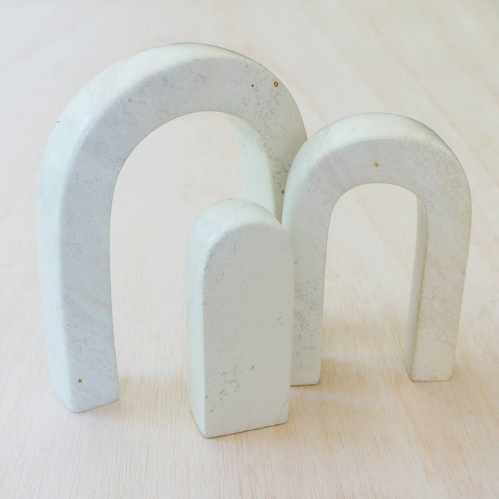 Natural Rainbow Sculpture Soapstone