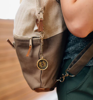 Compass Key Chain