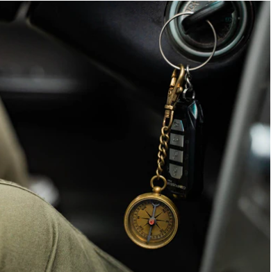 Compass Key Chain
