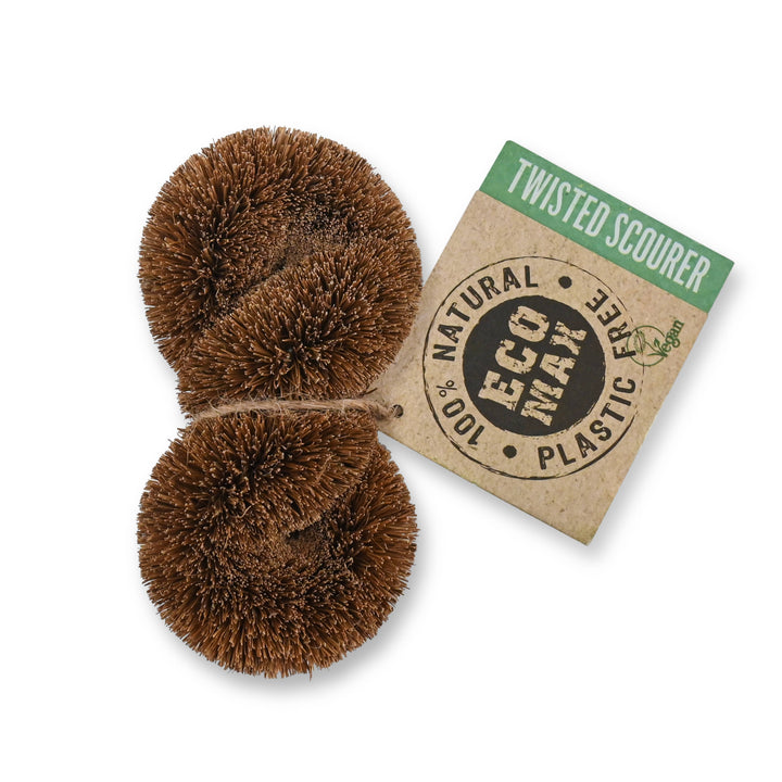 Twisted Scourer   100% Natural Coconut Fiber