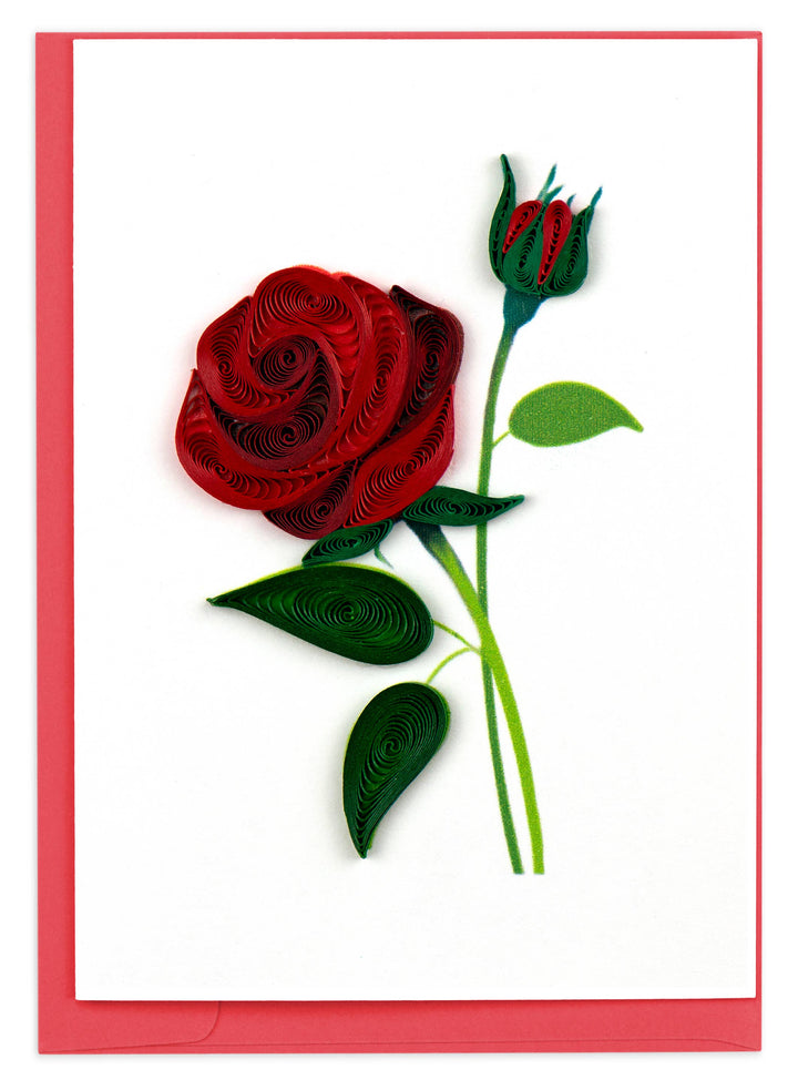 Rose Mini Quilling Card / Gift Enclosure