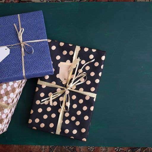 Recycled Paper Gift Wrap Single Rolls-Assorted Eco Friendly