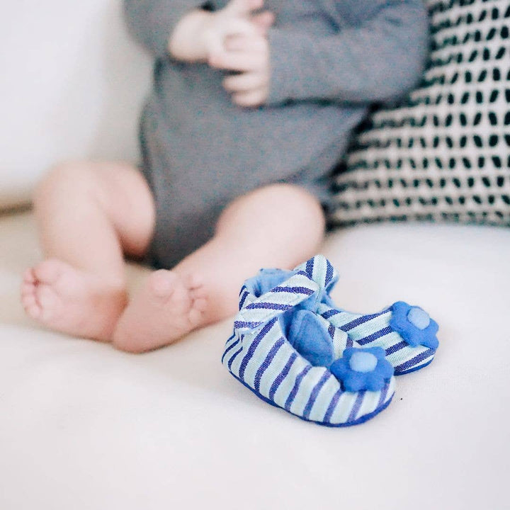 Flower Power Baby Booties