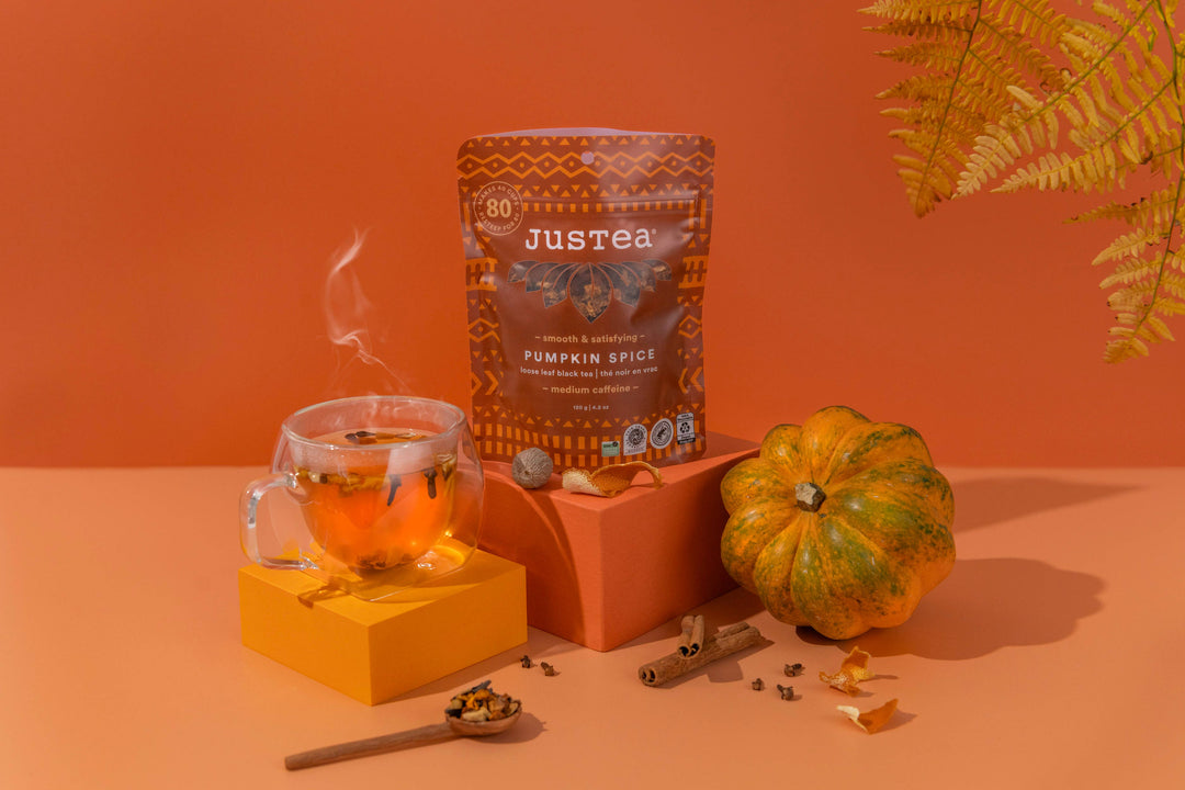 Pumpkin Spice Tea Loose Leaf 4.2oz JusTea