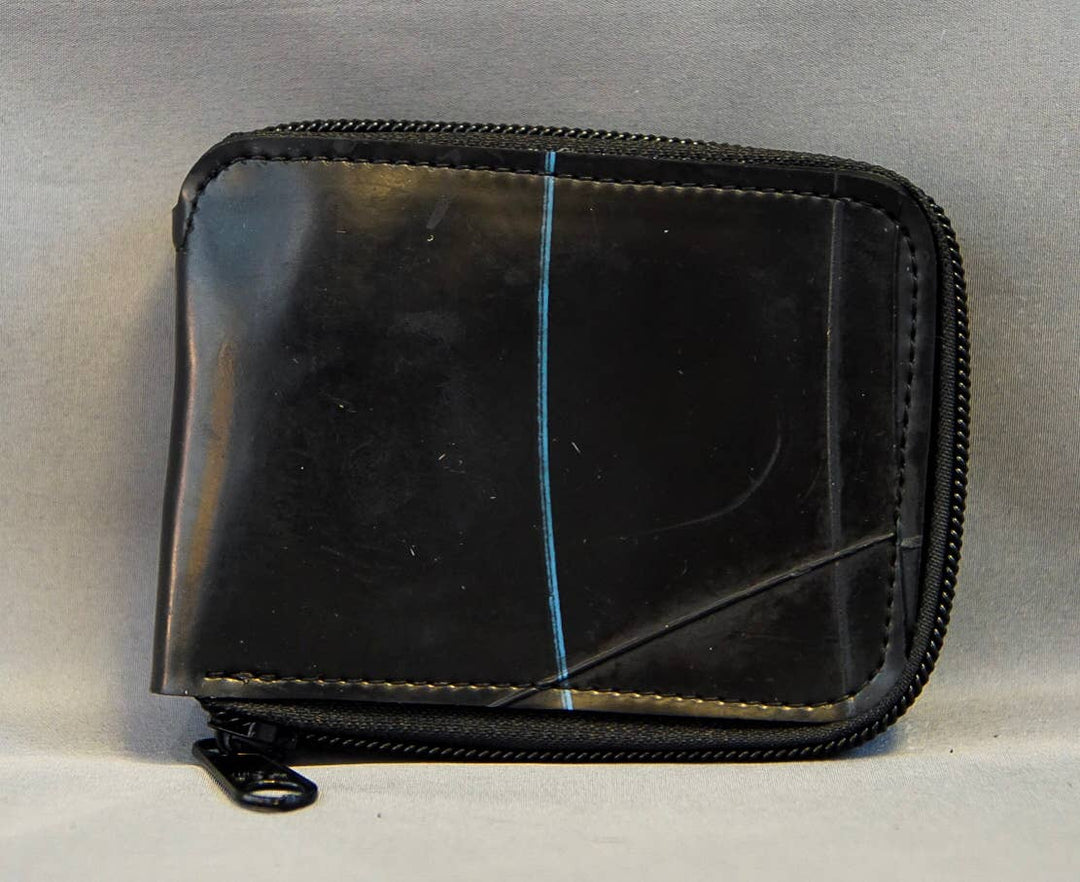 Zippered BiFold Wallet Tire