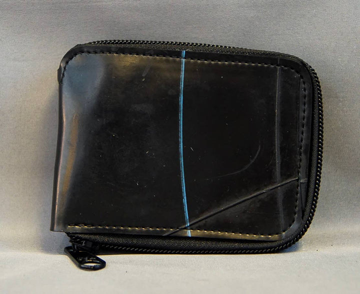 Zippered BiFold Wallet Tire