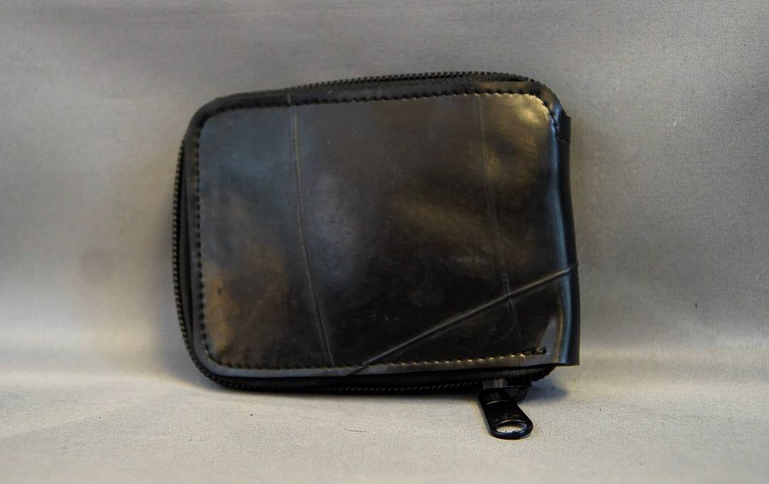 Zippered BiFold Wallet Tire