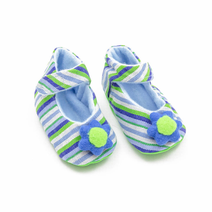 Flower Power Baby Booties