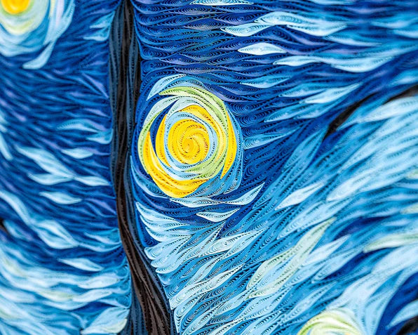 Starry Night, Van Gogh Artist Series Quilling Card