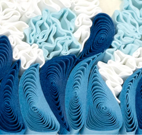 Great Wave, Hokusai Artist Series Quilling Card