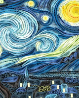 Starry Night, Van Gogh Artist Series Quilling Card