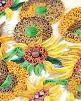 Artist Series - Quilled Sunflowers, Van Gogh Greeting Card