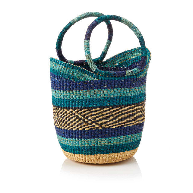 Horizon Line Market Tote Basket