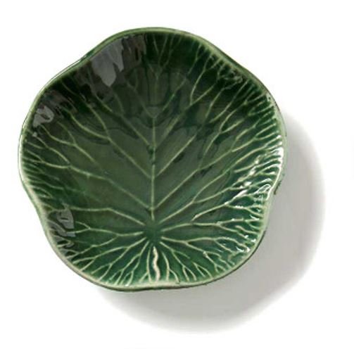 Lotus Leaf Ceramic Appetizer Plate