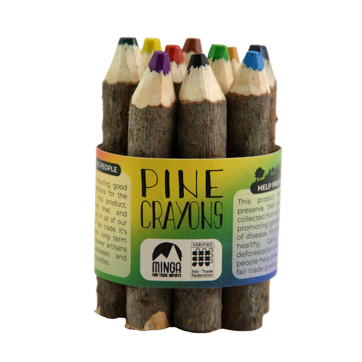 Mini Pine Crayon Bundle - Set of 10