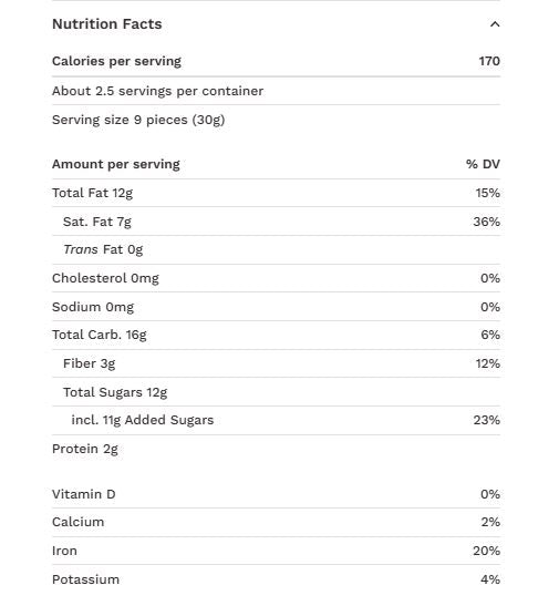 Mint Crunch Dark Chocolate Bar 67% 2.8oz Organic Equal Exchange