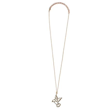 Peace Dove Bombshell Necklace