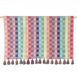 Rainbow Gingham Rethread Throw