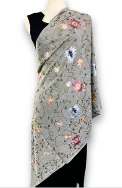 Rajika Embroidered Shawl