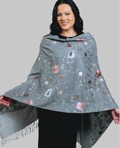 Rajika Embroidered Shawl