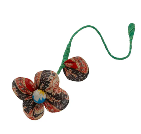 Flower from Recycled Saris - Single Assorted