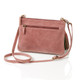 Rose Leather Crossbody Bag
