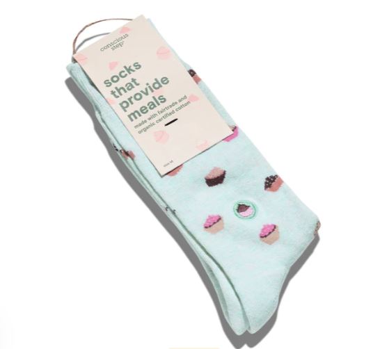 Socks that Provide Meals Conscious Step - Cupcake