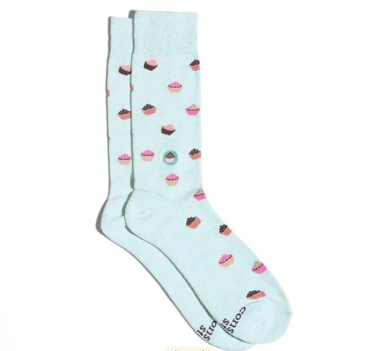 Socks that Provide Meals Conscious Step - Cupcake