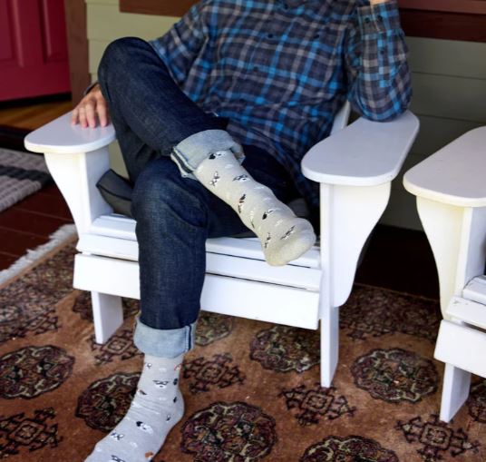 Socks that Save Dogs Conscious Step - Grey