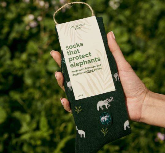 Socks that Protect Elephants Conscious Step
