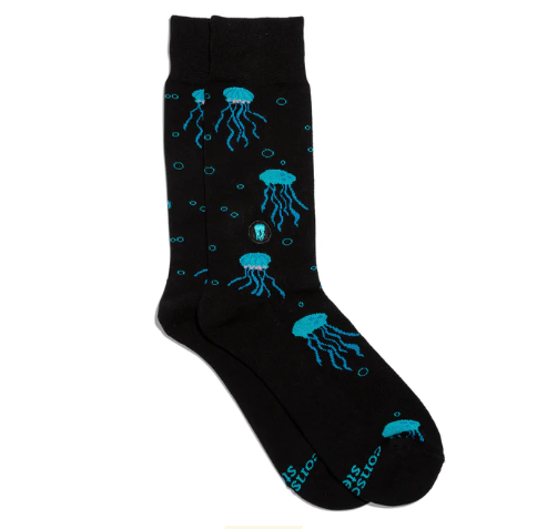 Socks that Protect Oceans Conscious Step - Jellyfish