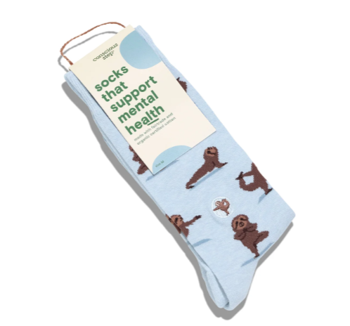 Socks that Support Mental Health Conscious Step - Sloth