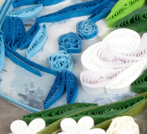 Spring Bouquet, Renoir Artist Series Quilling Card