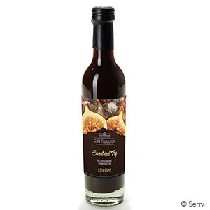 A photo of a bottle of Sundried Fig Balsamic Reduction from South Africa. 